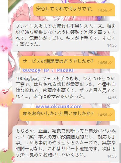 お客様の評価に感謝いたします